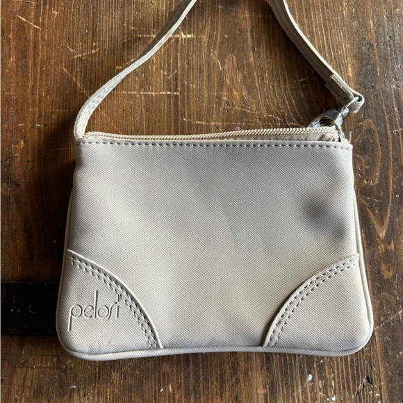Pelosi Made in Italy Handbags - Elegant Gray Wristlet Clutch